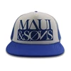 Customized flat bill foam mesh trucker hats with printed logo