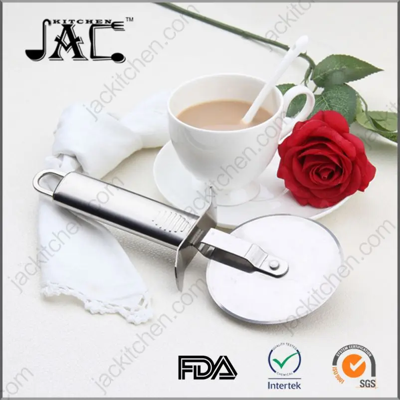 Washable Stainless Steel Stainless Steel Pizza Wheel Cutter With Cover
