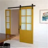 Curved soundproof sliding lock barn door hardware