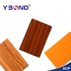 Timber type aluminum composite panel wall materials acp sheet