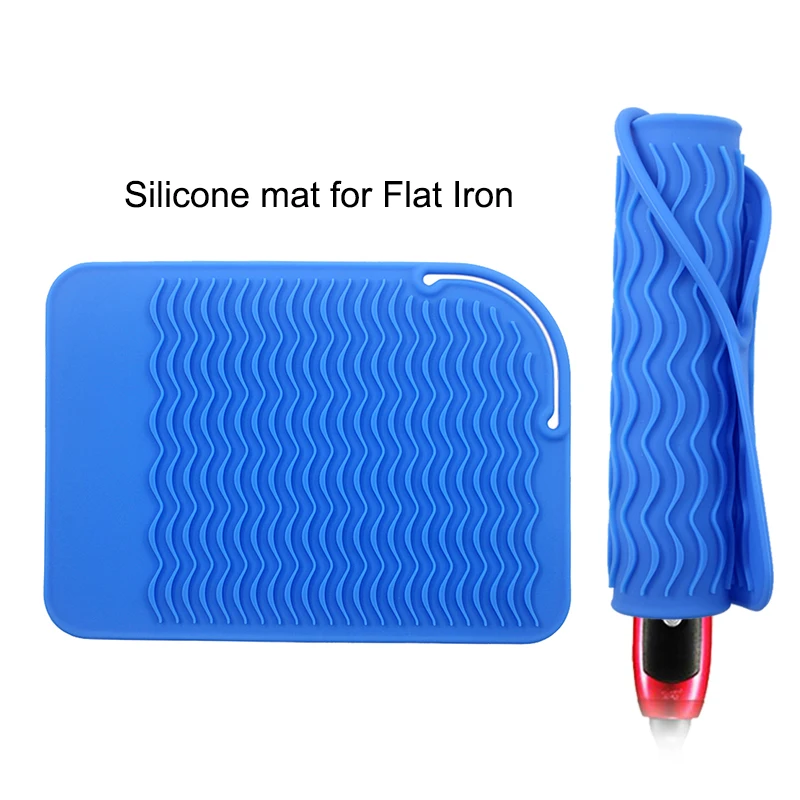 Silicone Straighten Heat Resistant Mat For Salon Hair Buy Flat Iron
