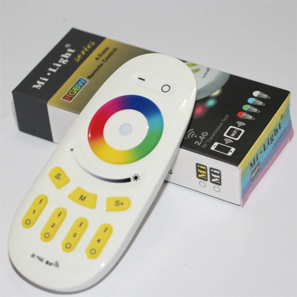 Mi Light 2.4G 4 Zone Wireless RF Remote Controller For Mi-Light RGBCW RGBWW Bulb lamp Full Touch Sensor Remote Controller