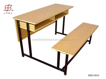 Steel Frame School Desk And Chair School Wooden Bench And Chair