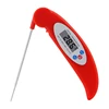 Kitchen portable folding food thermometer high temperature integrated probe milk thermometer
