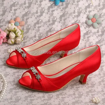 red heels low heel