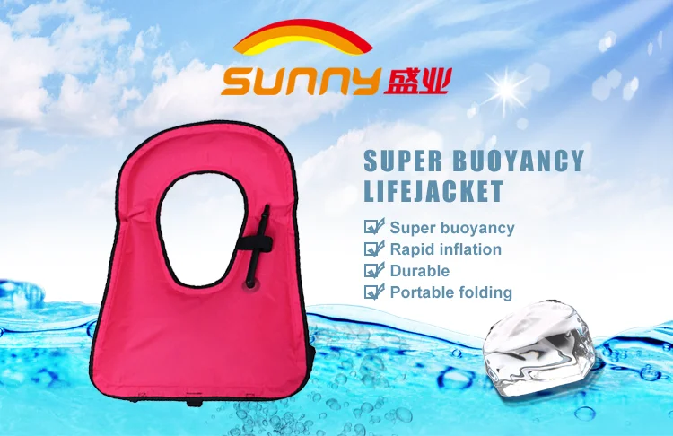 Light Weight Polyester Outdoor Adults Kids unisex swim LIFE inflatable snorkel vest