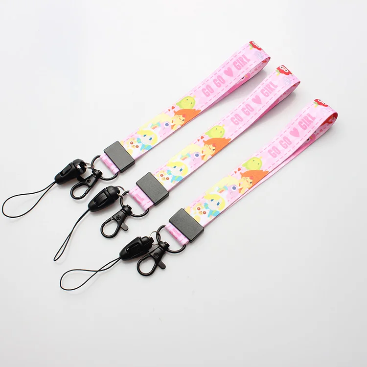 Custom Polyester Sublimation Printed Hand Wrist Strap Lanyard Promotional Lanyard Keychain Buy 