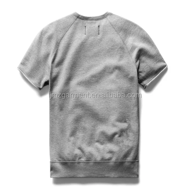 mens short sleeve fleece sweatshirts