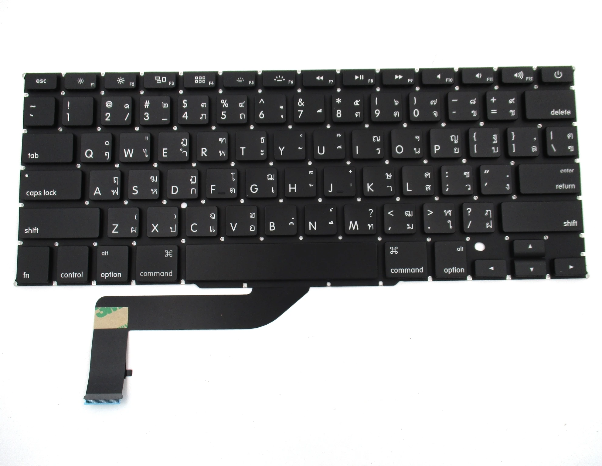 笔记本电脑键盘适用于 macbook pro a1398 泰式布局