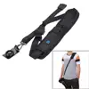 Drop Shipping High Quality Single Shoulder Camera Strap with Metal Hook for SLR / DSLR Cameras(Black)