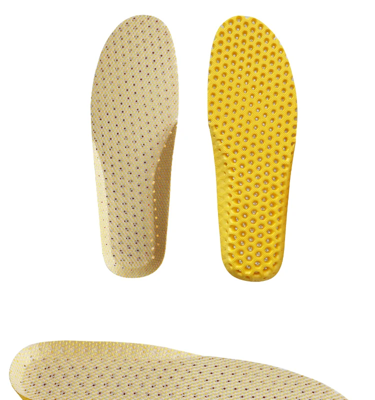 China Manufacturer Eva Comfort Sport Insoles Yellow Insoles For Running