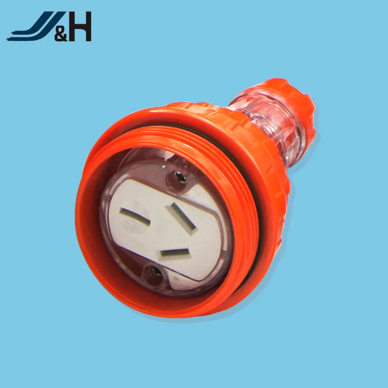 Single Phase Outdoor Portable Socket Waterproof Ip66 15a