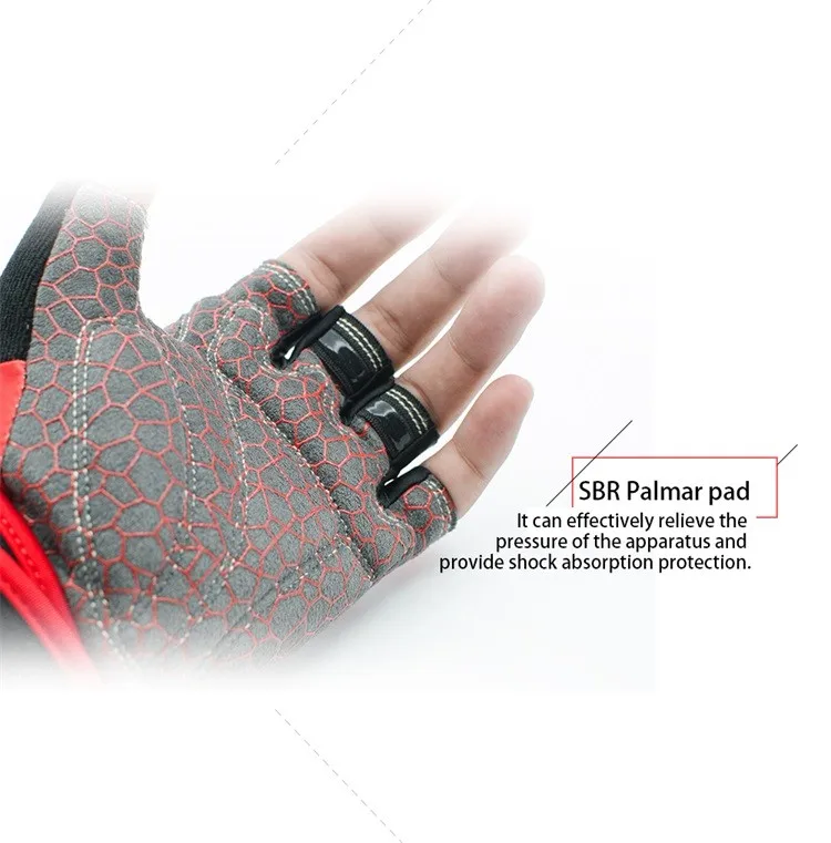Boodun Fashion Weight Lifting Athletic Works Fingerless Fitness