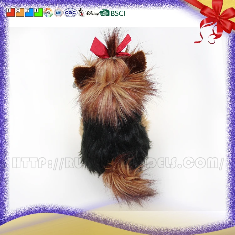 peluche chien yorkshire