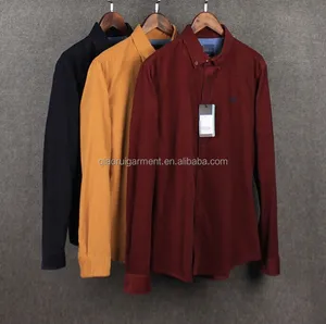 100%Cotton Long sleeve Button down men's corduroy shirts 100%Cotton Long sleeve Button down men's corduroy shirts