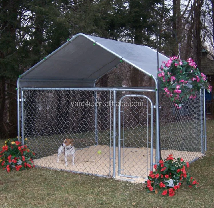 Houses Cage Large Galvanized Type And Ecofriendly Feature Outdoor Dog
