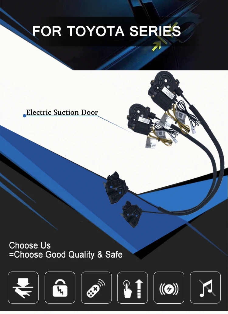 Soft - close automatic suction door for SEQUOIA