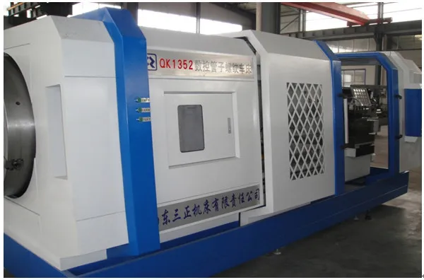QK1352 cnc 808d máquina de torno de roscar de tubos para tornear metal en china