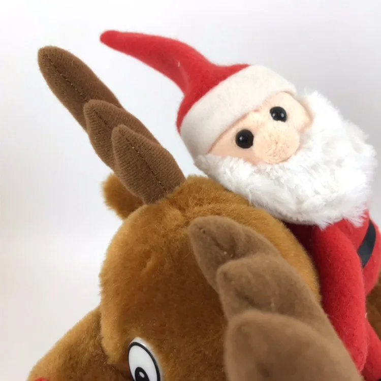 Plush Reindeer Electronic Toy Lovely Singing And Dancing Christmas Soft