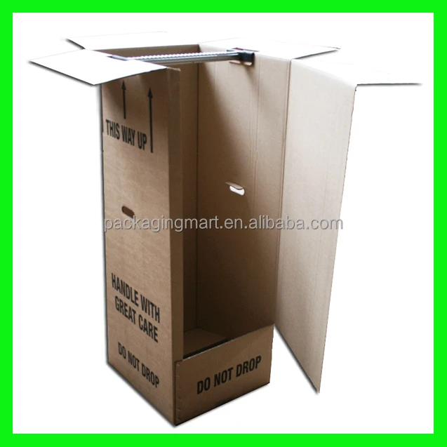 N973 Large Wardrobe Boxes,Bedroom Corrugated Cardboard Clothes Closet