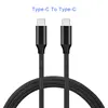 Portable Data Transfer+Charging 2 in 1 Type-C Cable 5A Power USB C Fast Charge Cable For Samsung