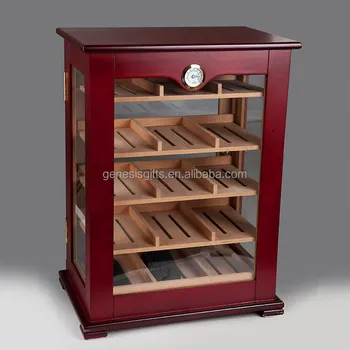 Luxury Large Size Cedar Wood Cigar Humidor Display Cigar Cabinet