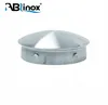 Stainless steel 304 cheap end cap on balcony wall designs tiles