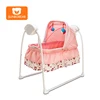 Aluminum metal automatic electric swing baby cradle bed for new born baby