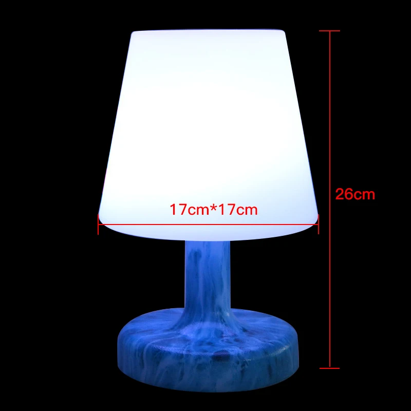 China factory hot selling Cordless color changing led table lamp with rechargeable battery