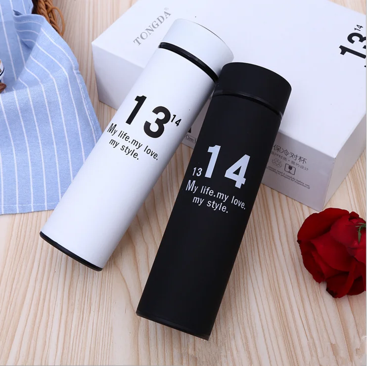 Custom Logo Thermos Vacuum Termos Flask Drink Bottle With Tea Filter