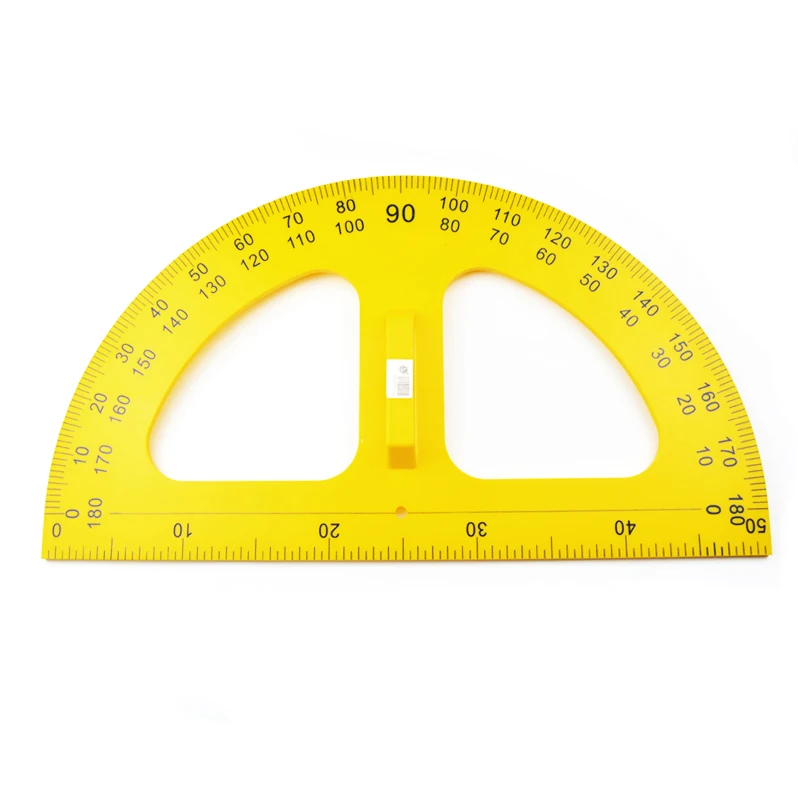 50cm Big Plastic Teachers' Teaching Protractor For School Supplies