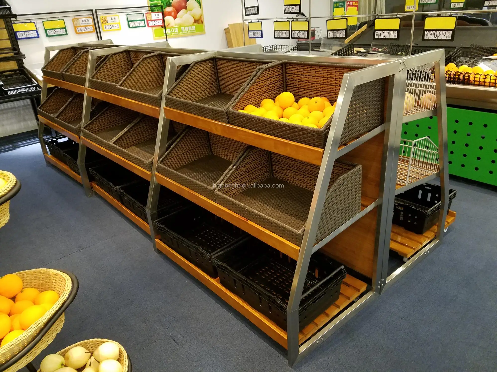 Store Fruit And Vegetable Display Shelving Buy Fruit And Vegetable