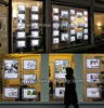 Illuminated LED light pocket window & wall displays for estate agents & retail stores