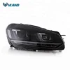 VLAND wholesales factory manufacturer 6th head lights led 2008-2013 for mk6 golf golf 6 R