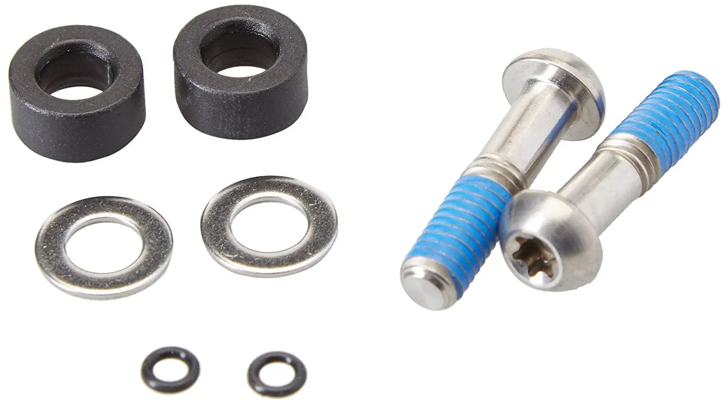 8 M6 x 20mm Titanium//Ti Bolt Black Shimano Avid Hayes Magura Disc Brake Mount