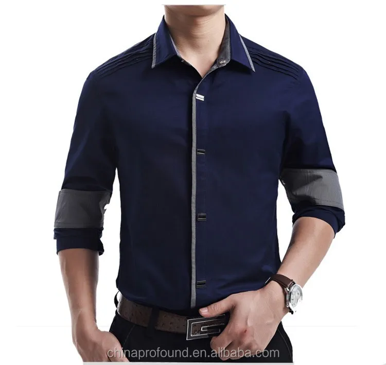 camisa tipo china hombre