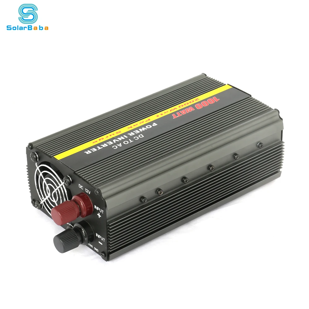 Real power factory dc ac 12v 24v 48v 110v 120v 220v 230v 240v modified sine wave car power inverter 1000w