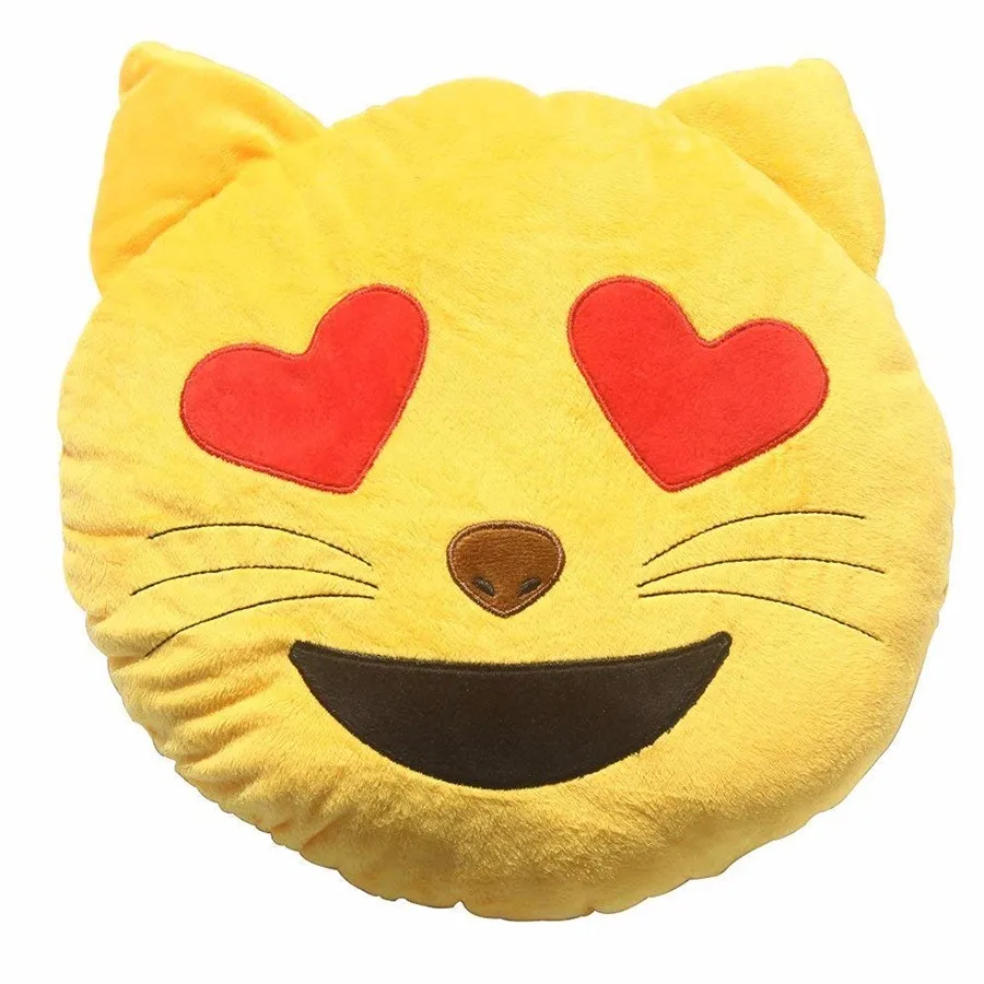 cat emoji plush