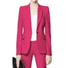 Blazer Women Latest Designs Ladies Suit Woolen Red Women Tuxedo Suits