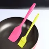 long handle high quality pastry use silicone spatula with wooden handle