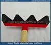 4 teeth fire rake with 150cm ash wood handle