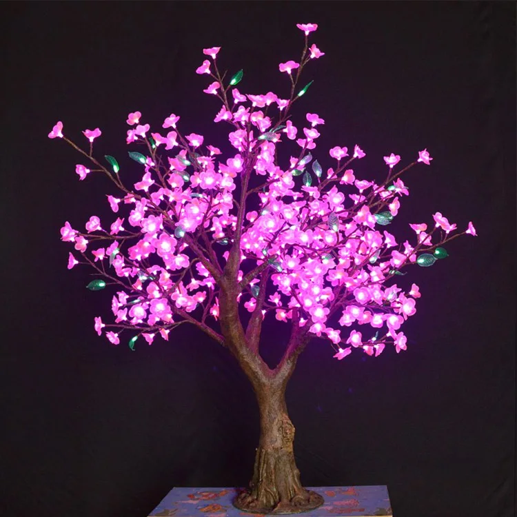 Outdoor Artificial Flower Christmas Lights Led Tree Sakura - Buy Led ...