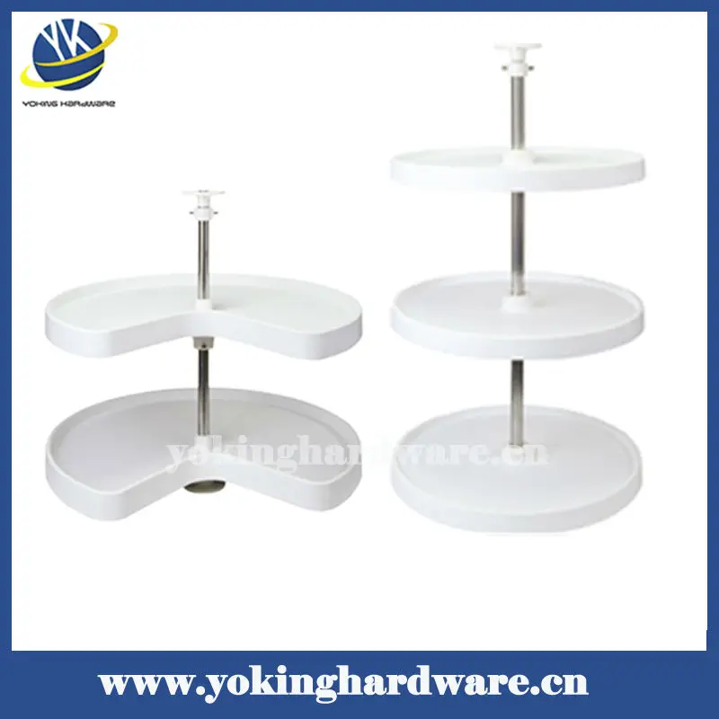 Gabinete de cocina de plástico bandeja giratoria lazy susan YK-M001