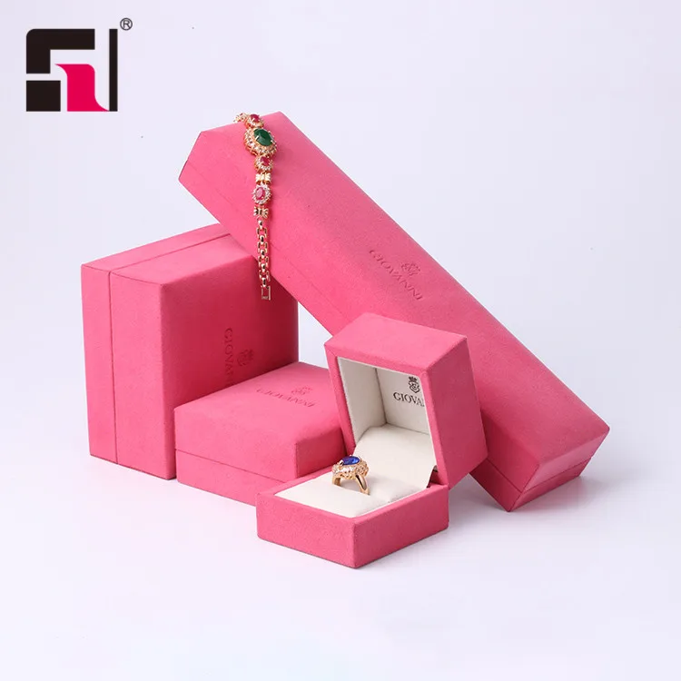 Dusty Rose Velvet Jewelry Box,Elegant Velvet Jewelry Box With Double