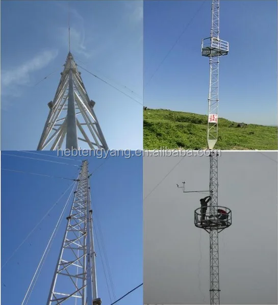 Guy Wire Tower Rohn Microwave Antenna Radio Tower Buy Monopole