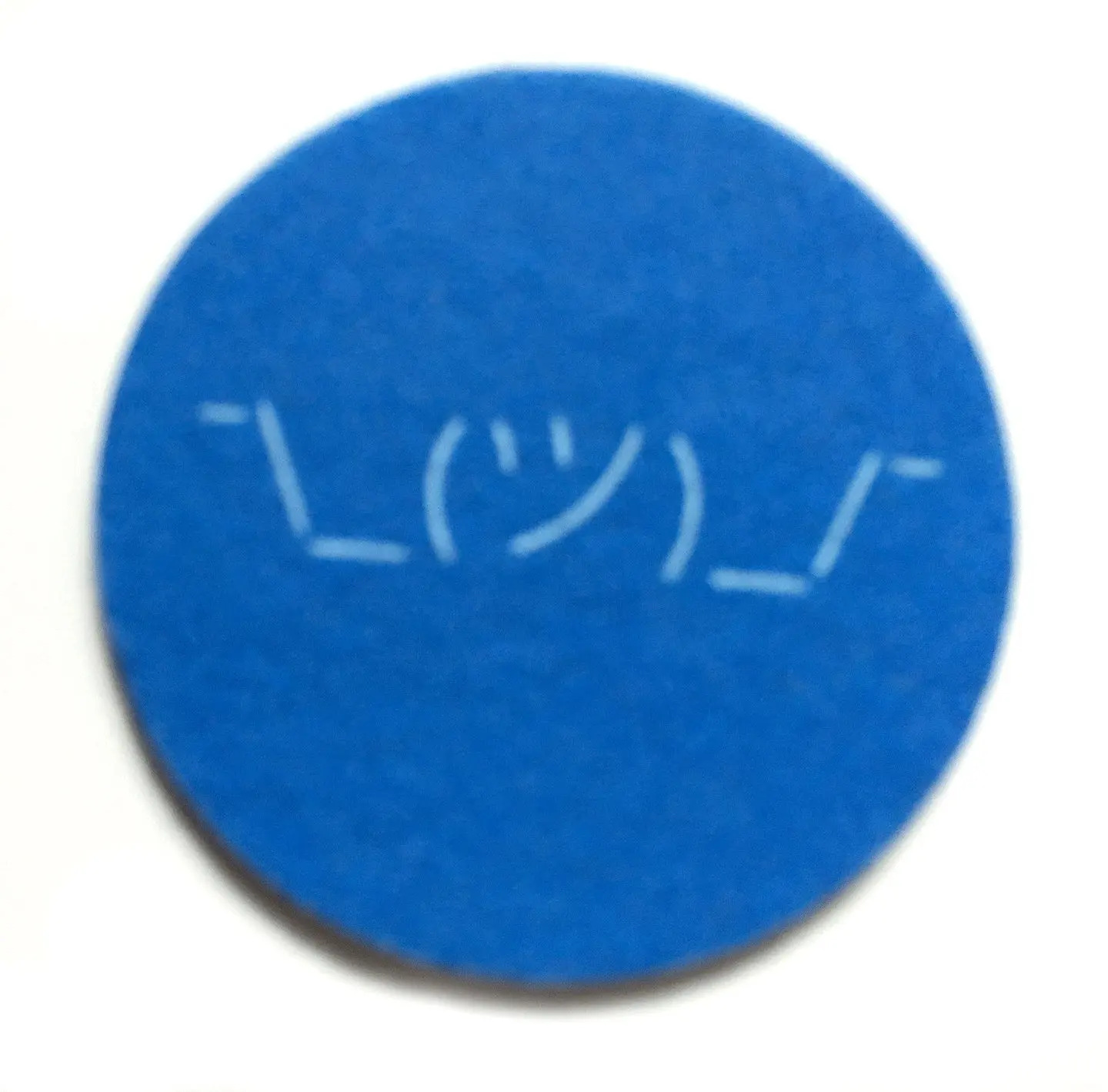 Shrug Emoji car coasters - cup holder coasters - 2 car coasters - Car Beverage Cup Holder Coasters - Auto coasters - makes a great gift - ¯\_(ツ)_/¯