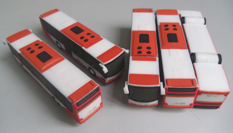 customized shape bus plastic PVC 128mb/512mb/1/2/4/8/16/32/64GB usb flash stick pendrives - ANKUX.COM