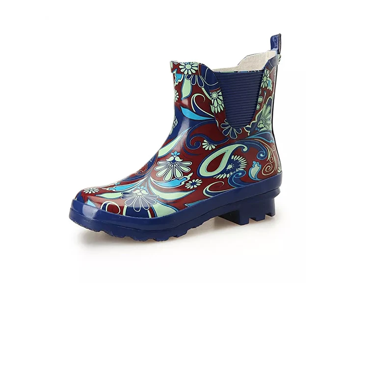 womens rubber ankle rain boots