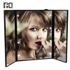 New Arrival Tri-Fold Touch Screen LED Lighted Makeup Table Mirror, Make UP Mirror LED smart mirror