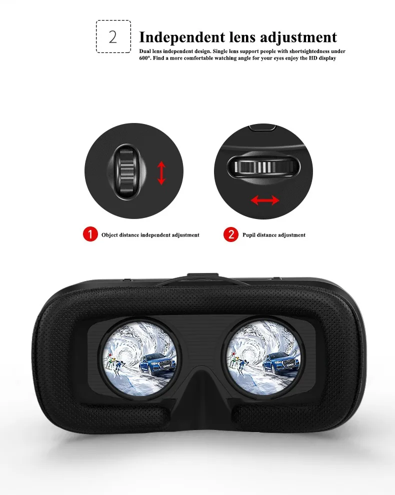 Support Odmandoem Metaverse 3d Virtual Reality Games Movies Hd Video Glasses Vr Box With Remote